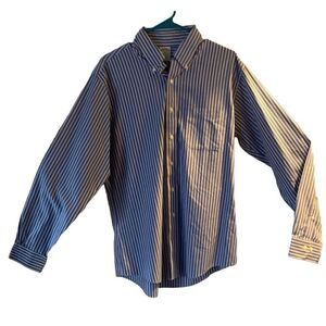 Pre Owned Men’s Brooks Brothers Long Sleeve Button Up Classic Pinst Sz 16 4/5